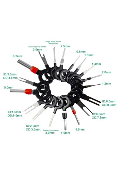OEM Set de 36 de extractoare de pini pentru conectori auto, îndepărtează term...
