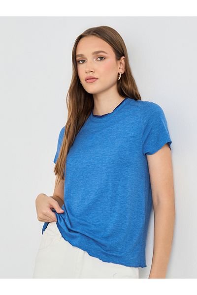 Styli Solid Short Sleeve T-Shirt