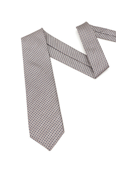 Cacharel Beige Patterned Silk Tie 50307040-591