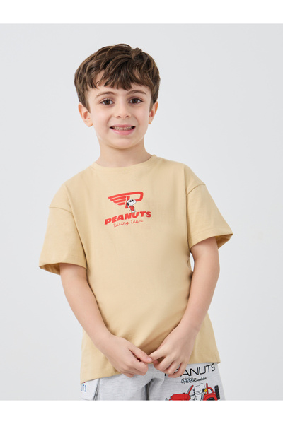 Styli تي شيرت بطبعة جرافيكية ورقبة دائرية