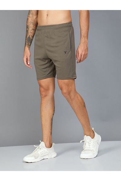 Technosport By Styli Solid Regular Fit Shorts