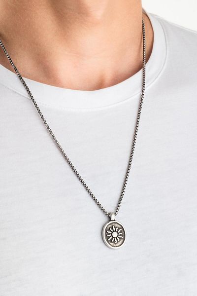 So CHIC... Double Sided 60 cm Steel Men's Necklace