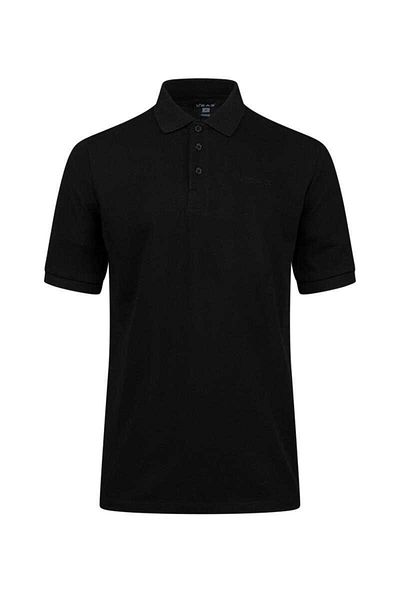 2AS Andy Men's Polo Neck T-Shirt Black 2Asandytfbm25-0924