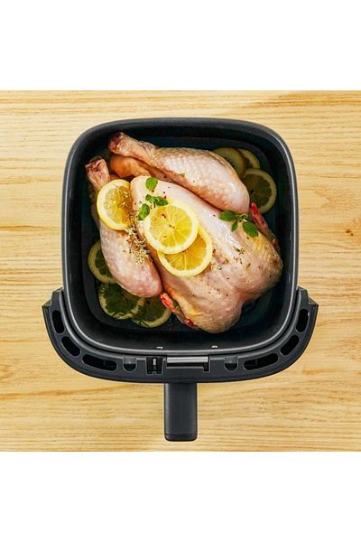 TEFAL Easy Fry Silence EY551HE0 hot air fryer, 1670 W, 5l, 10 preset programs, LCD screen, Gray