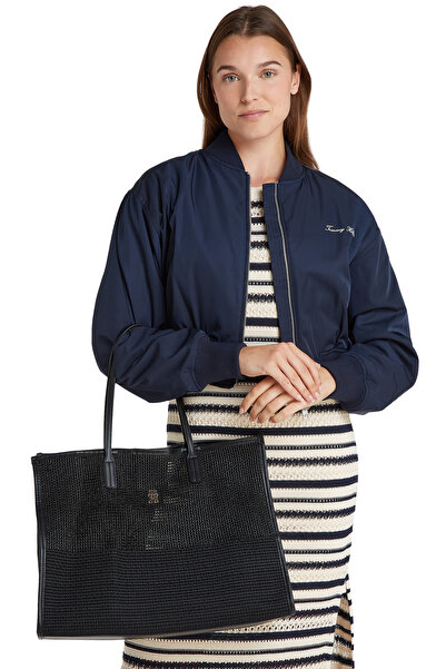 Tommy Hilfiger Th City Kadın Siyah Summer Tote Woven