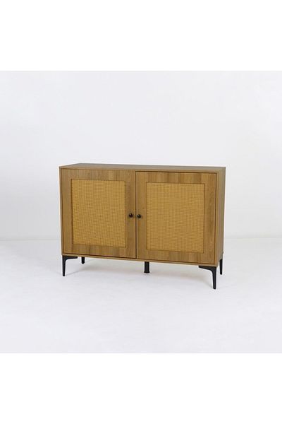 DEC13 Modern buffet cabinet with unique design, 2 doors