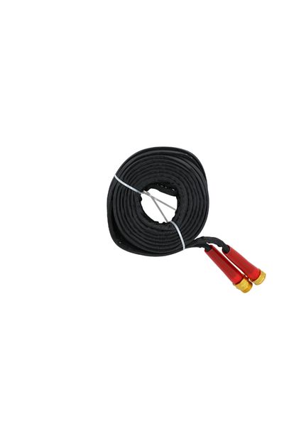 SERENE Fabric Garden Water Hose with Brass Fittings 50 ft