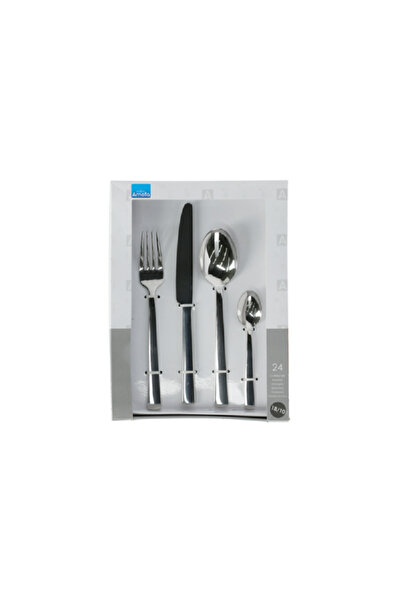 Amefa طقم أدوات مائدة موديرنو فضي مكون من 24 قطعة