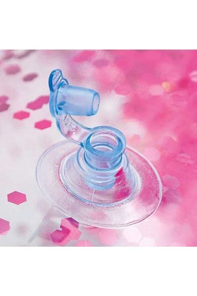 Intex Vinyl Round Transparent Glitter Inflatable Tube for 9 Years