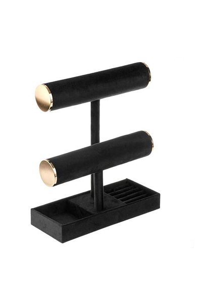 OEM Organizator de bijuterii din catifea neagră - ShopHome