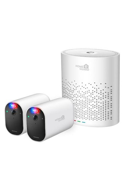 Powertoolsconcept Homeguard, Wireless Security System Smart Deterrence, Smarthub with 2 Cameras