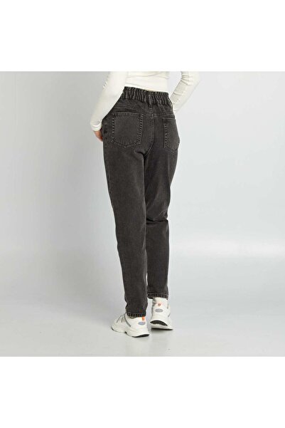 KİABİ Mom-fit denim trousers GREY