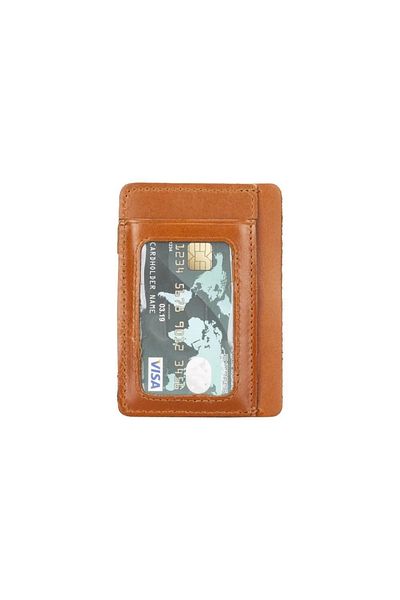 Vemora Parma Leather Card Holder RST2 Tan