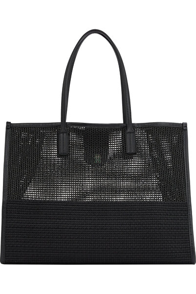 Tommy Hilfiger Th City Kadın Siyah Summer Tote Woven