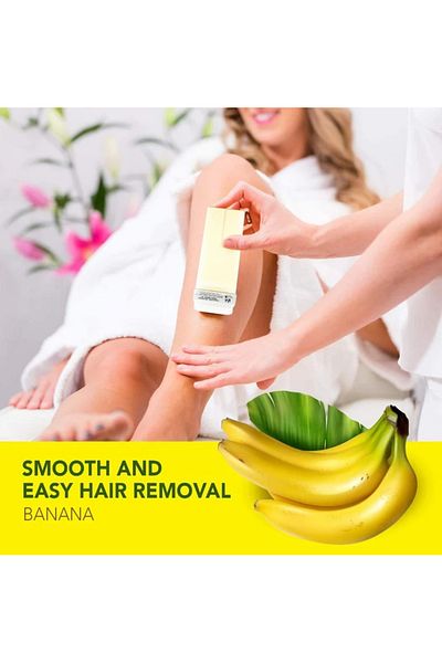 Viva Professional Viva Depilatory Wax Refill Tube Banana (6 pieces) Roll-On Wax Tube