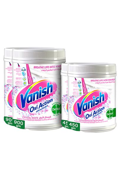 Vanish Laundry White Powder (900g + 450g Free) x2