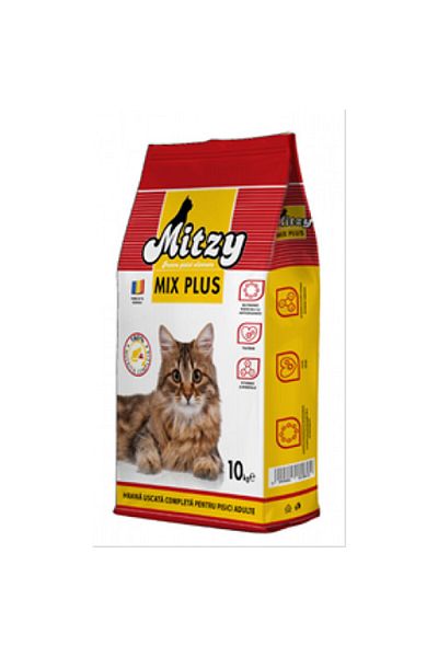 Mitzy Mitzy Mix Plus dry cat food, 10 kg
