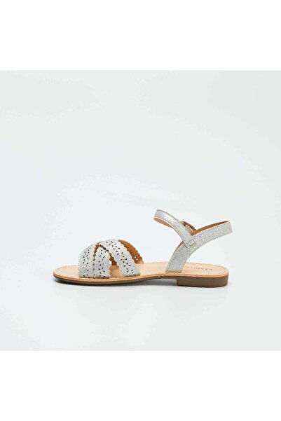KIABI Sandals with openwork straps GREY