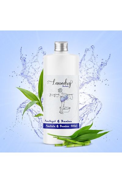 DellArt Concentrated laundry perfume, 500 ml - Ametista e Bamboo / Amethyst und Bambus -