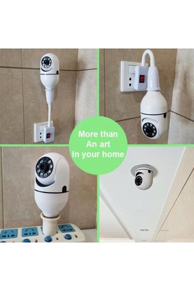 COBI SMART® Jortan IP surveillance camera, Wi-Fi HD, Smart-Bulb, Motion Sensor, 32GB memory