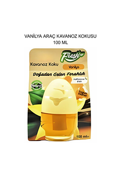 JuneThree Oto Kokusu Cam Kavanoz 100 ml Vanilya Esanslı Araç İçi Koku