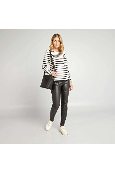 KIABI Maternity trousers complete with elasticated panel black