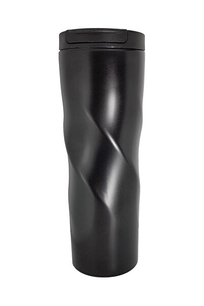 Weather Forecast كوب ترمس قهوة كامل من الفولاذ 304L أسود غير لامع 6 أونصة 500...