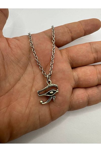 Herşey Nota Eye of Horus – Ancient Egyptian Protection Symbol Unisex Necklace (with 60 cm Chain) Description: