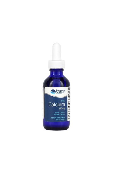 Trace Minerals Ionic Calcium (Calciu Ionic) 200mg 59 ml - Trace Minerals
