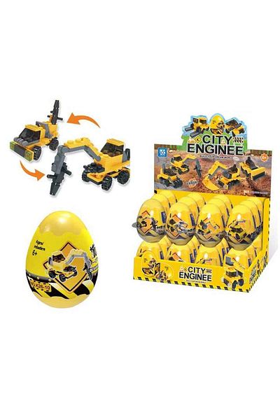 COOYA 12PCS Boy Car Toy Collection Figure Capsule Surprise Egg Blind Box Toy