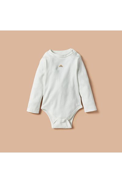 Juniors Printed Long Sleeves Bodysuit - Set Of 2