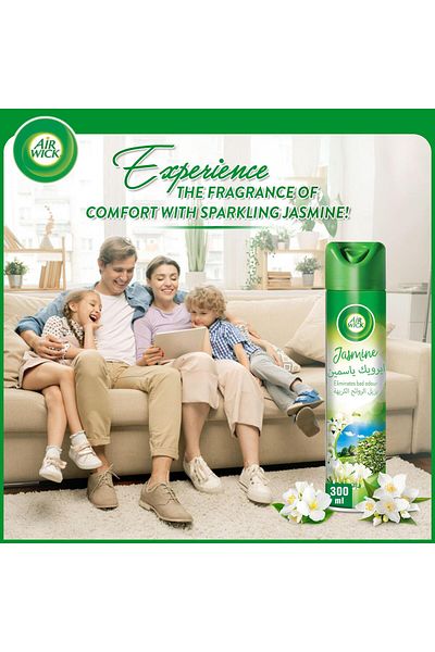 Air Wick Airwick Air Freshener Aerosol Jasmine 300 ml