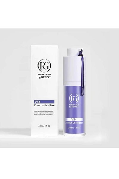 Redist Teeth Color Corrector V34 Royal Gold by REDIST 30 ml