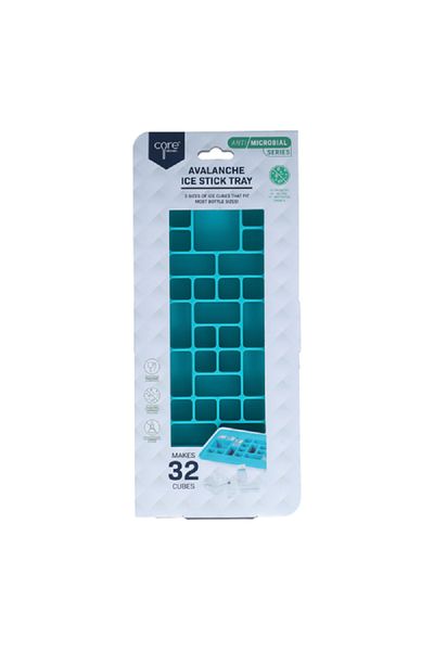 Core Kitchen Anti-Microbial Series Avalanche Ice Stick Tray Blue