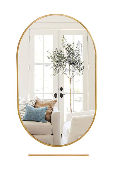 sharpdo LED Bathroom Mirror, Wall Mounted, Thickened Aluminum, with Shelf 40*60CM