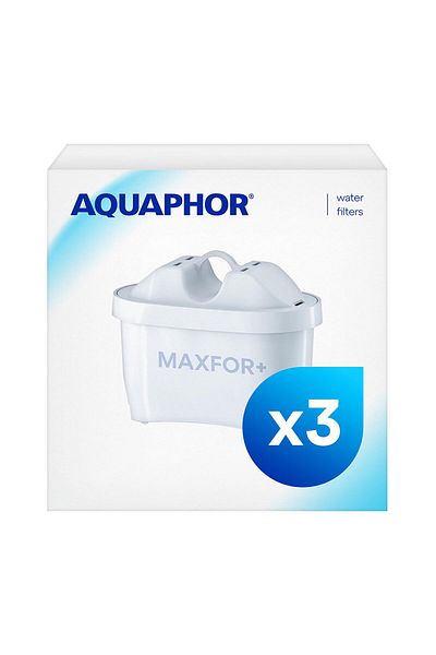 Aquaphor Water Filter MAXFOR+ Pack 3 Fits Brita Jugs - 200L