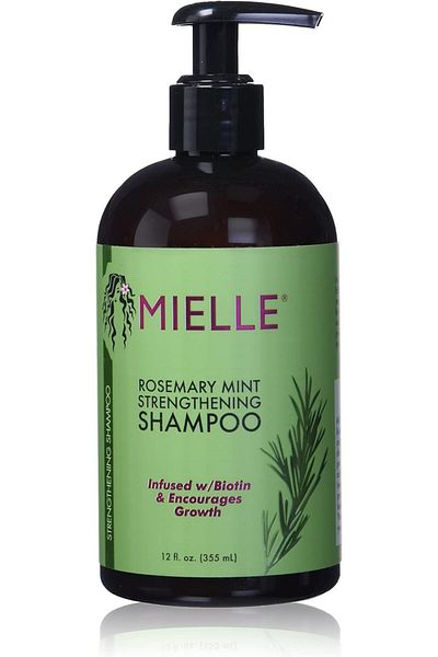mielle organics Rosemary Mint Strengthening Shampoo, Infused with Biotin, 12 Ounces