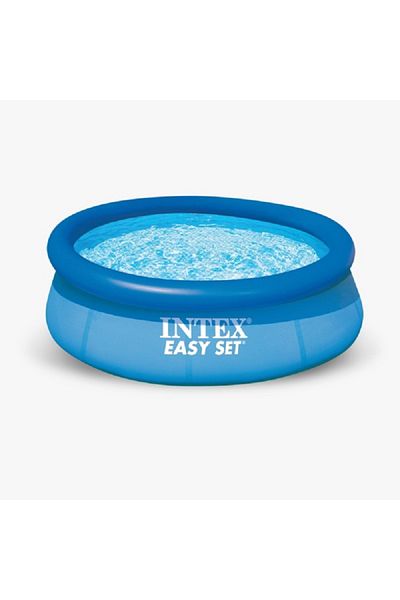 Intex Super-Tough Technology Puncture-Resistant PVC Easy Set Pool Blue