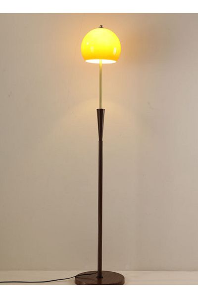 sharpdo Home Decoration LED Floor Lamp, Mushroom Floor Lamp, Glass Lampshade, 3-Color Lighting, Foot Switch