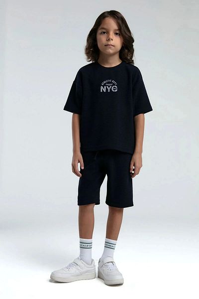 Rolypoly BOY'S BERMUDA SUIT - NAVY BLUE