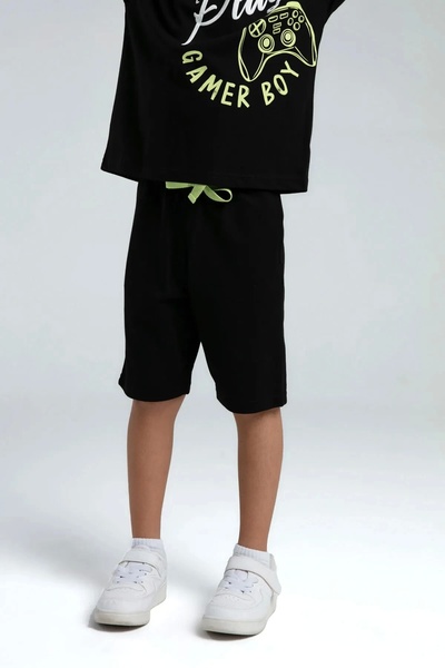 Rolypoly Boy's bermuda set - black