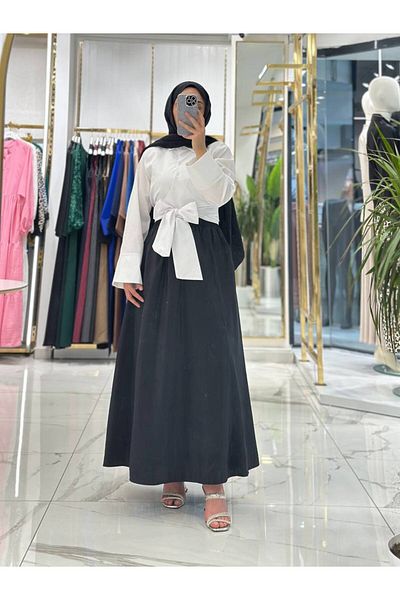She Olive Modal Fabric Hijab Sports Skirt with Pockets