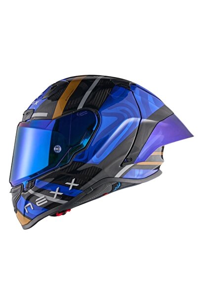 Nexx X.R3R SWIRL KARBON MAVİ KASK