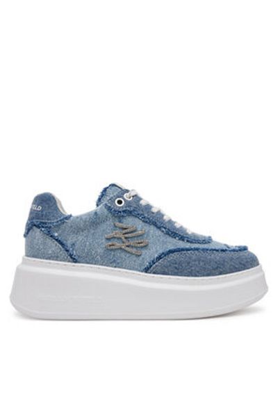 Karl Lagerfeld Teniși albaștri pentru femei KARL LAGERFELD-KL63523D DAB DENIM W/BLUE