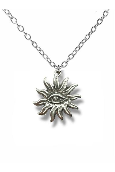Herşey Nota Eye of Horus – Ancient Egyptian Protective Symbol Unisex Necklace (60 cm Chain)