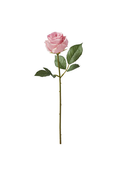 IKEA Smycka yapay çiçek, pembe, 40 cm, Gül, iç/dış mekan