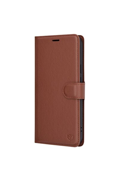 SKYDDAR INNOVATION Case for Google Pixel 9 Pro XL, Leather Folio Book-type, with Inner Wallet, sticker set, Brown