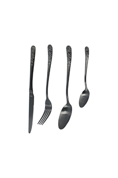 Amefa 16-Piece Austin Cutlery Set Black