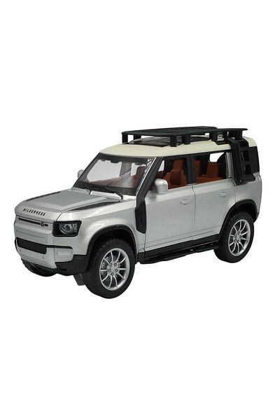 Vardem Die Cast 1:22 Pull and Drop Safari Metal Jeep with Sound and Light