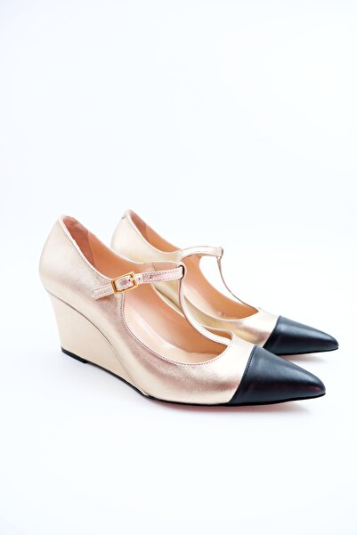 Tenau Women's Genuine Leather Wedge Heel Shoes